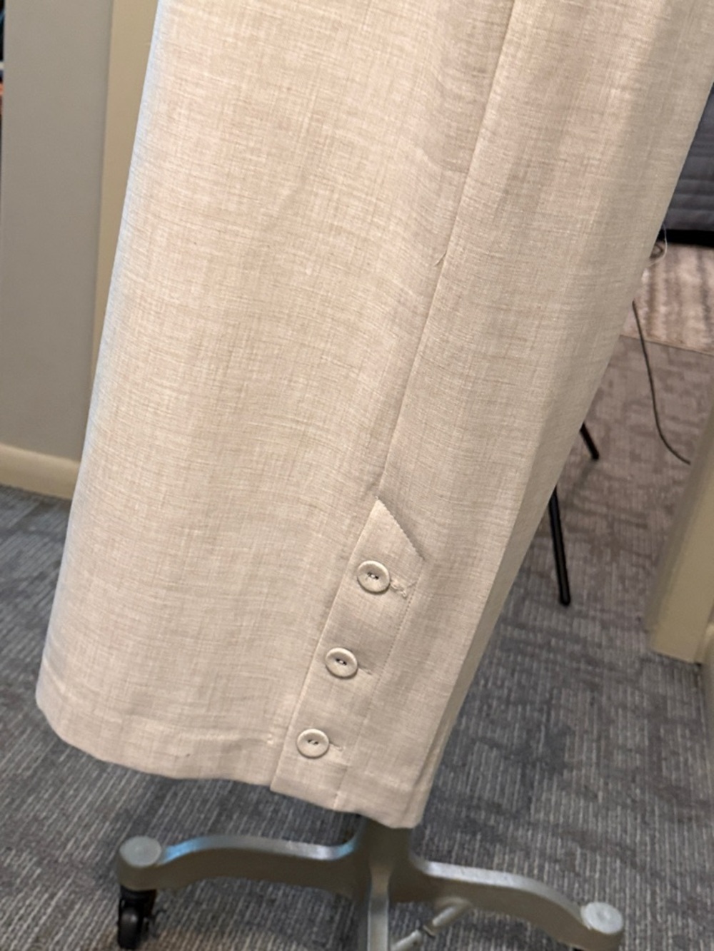 Ann Taylor Drapery Marina Wide -Leg Cropped Pants - Picture 8 of 17